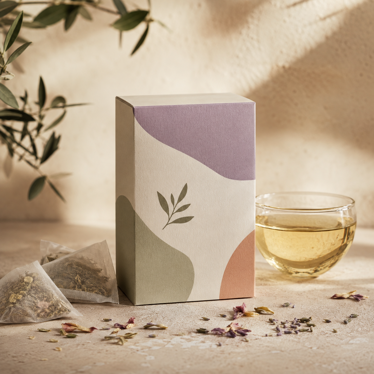 Envase ilustrado de Infusión Calma y Equilibrio