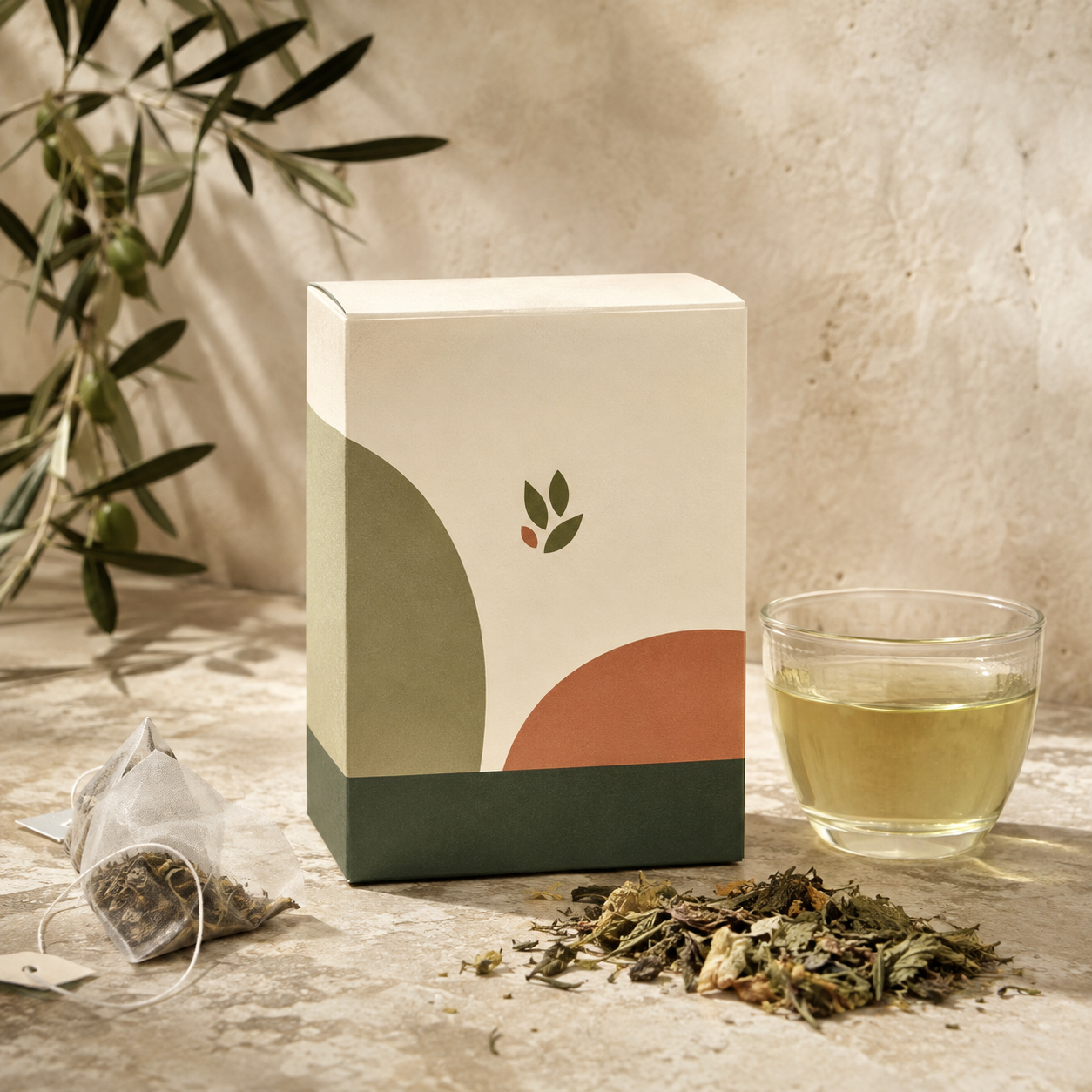 Envase ilustrado de Infusión Botánica Detox