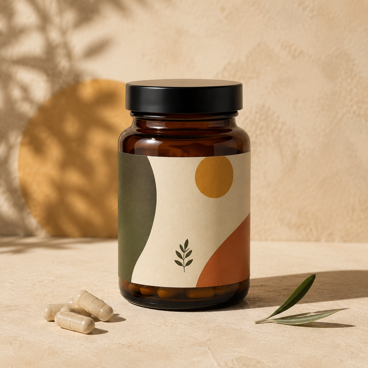 Envase ilustrado de Vitamina D3 Orgánica